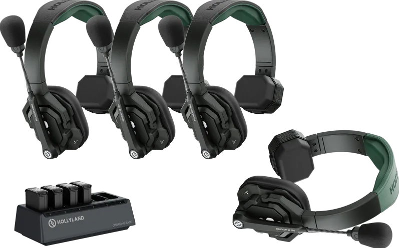 HOLLYLAND Hollyland Solidcom SE Pro- 4 Person Noise Cancelling Headset Intercom