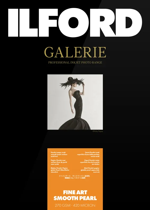 Hartie Foto Ilford ILFORD Galerie Fine Art Smooth Pearl 270g A2 25 Sheets