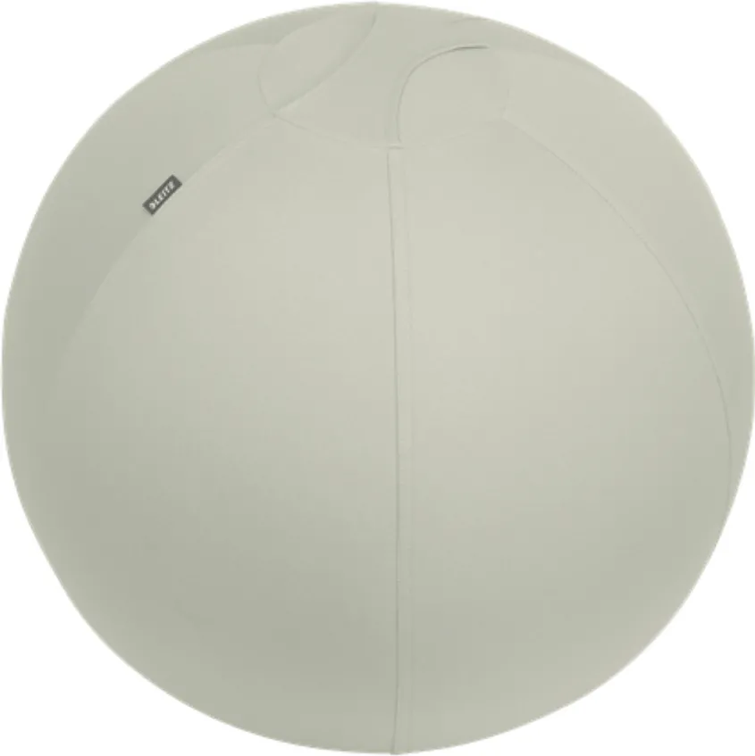 Leitz Minge ergonomica LEITZ Ergo, pentru sezut sau fitness, cu functie de oprire, 65 cm, gri-pastel