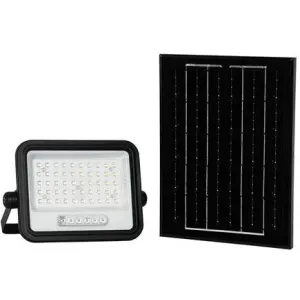 Corp Iluminat V-TAC REFLECTOR CU INCARCARE SOLARA 100W 1200LM 7IN1 - NEGRU