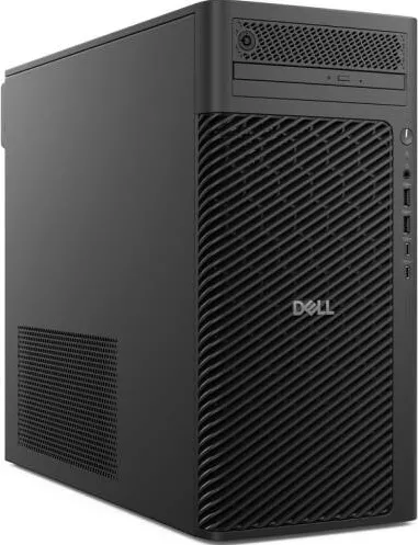 Sistem desktop Dell Workstation Pro Max Tower T2 cu procesor Intel Core Ultra 9 285K pana la 5.7 GHz, 32GB DDR5 non-ECC, 1TB SSD, NVIDIA RTX 2000 Ada, Windows 11 Pro, Black, 3 ani garantie