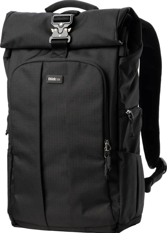 THINK TANK FocusPoint 30L I Hybrid RollTop Backpack I Asphalt Black