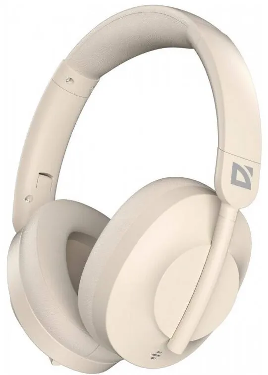 Casti Over-Head Defender Wireless over-ear headphones Defender FreeMotion B485 ANC 63486 beige