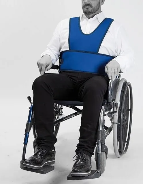 Vesta stabilizatoare cu velcro pentru pelvis si trunchi Timago SCP 4200M marimea M albastra