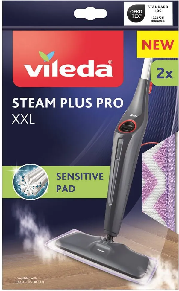 VILEDA Steam Plus XXL Sensitive steam mop refill