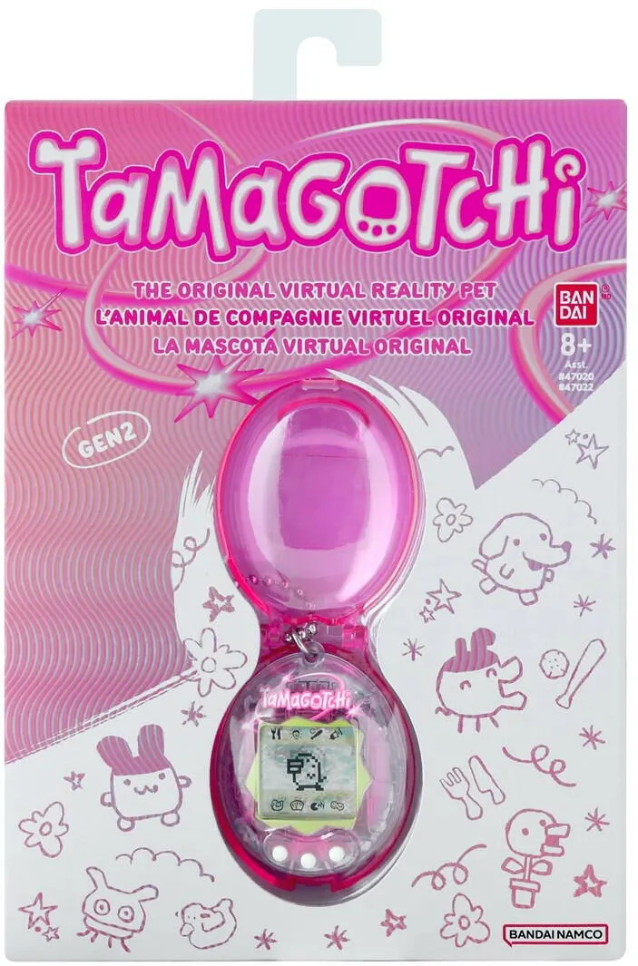 BanDai TAMAGOTCHI ORIGINAL WITH CASE - PINK