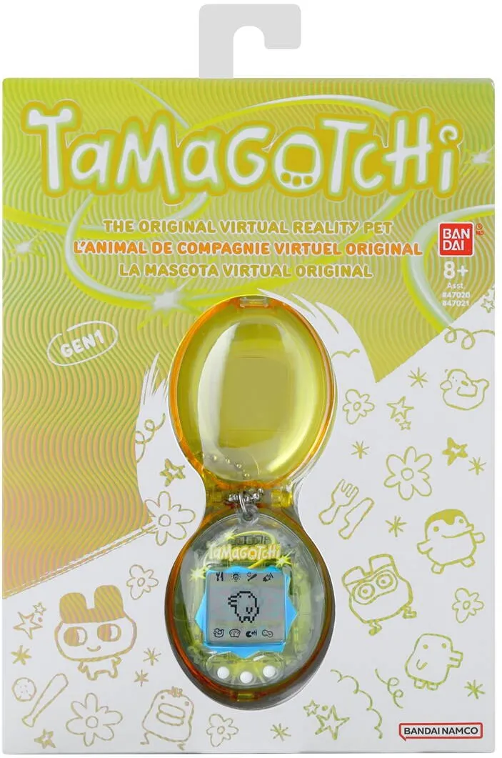 BanDai TAMAGOTCHI ORIGINAL WITH CASE - YELLOW