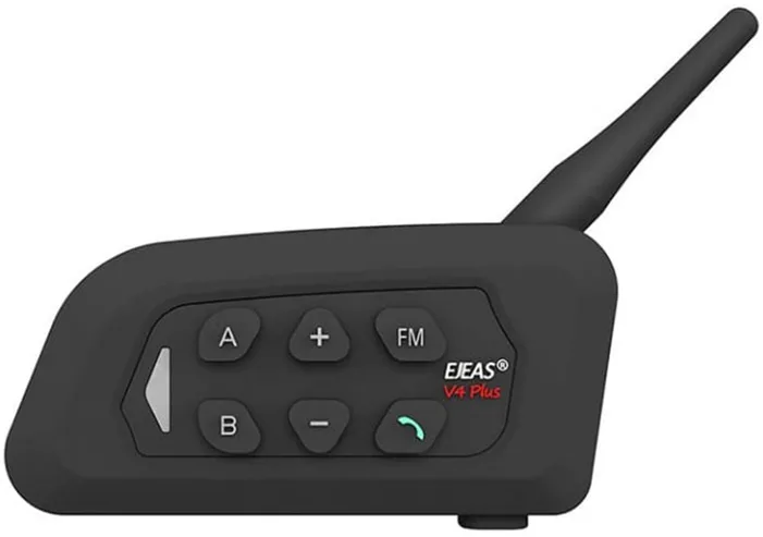 EJEAS Interfon pentru motociclete EJEAS V4 Plus pentru pana la 4 participanti