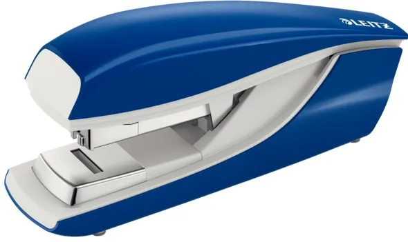 Leitz Capsator cu capsare plata, 40 coli, metalic, LEITZ 5523 - albastru