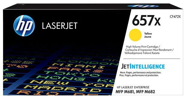 Toner imprimanta HP 657X Yellow