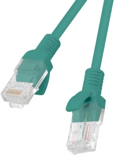 Cablu LANBERG Patchcord RJ45 cat. 5e UTP 0.5m green