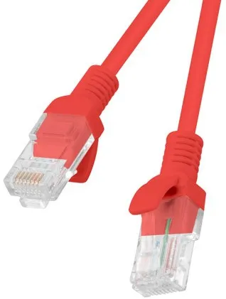 Accesoriu Retea LANBERG Lanberg Patchcord RJ45 cat. 5e UTP 0.25m Red, 10-Pack