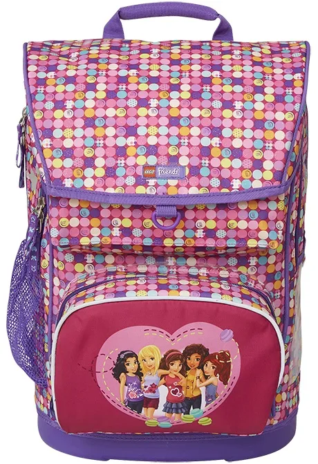 LEGO Ghiozdan scoala Maxi + sac sport LEGO Core Line - design Friends Confetti