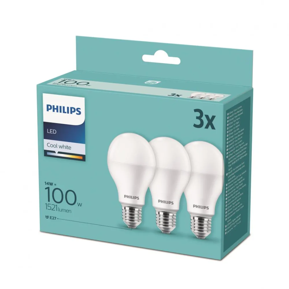 Philips SET 3XBEC LED PHILIPS E27 8718699694906