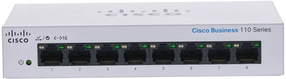 Switch Cisco Gigabit CBS110-8PP-D