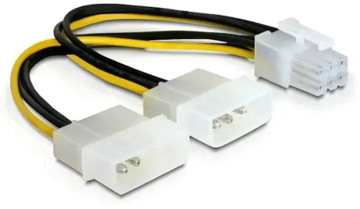 DELOCK 82315, power cable - 15 cm