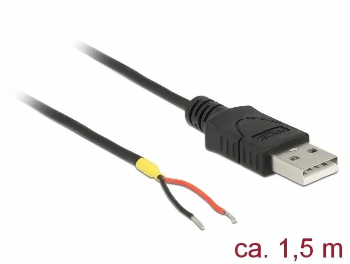 DELOCK 85664, USB cable - USB to bare wire - 1.5 m