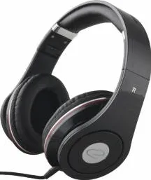 Casti Over-Head Esperanza audio stereo cu control volum , Pliere , EH141K , Renell , 5m , Negru