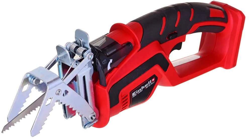 Einhell Fierastrau pentru gradina pe acumulatori Power X-Change GE-GS 18 Li Solo, 18 V, lama 15 cm, taiere max. 9 cm,fara incarcator si acumulator in pachet