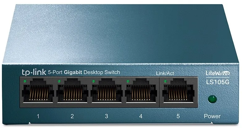 Switch TP-Link LS105G Unmanaged Gigabit Ethernet (10/100/1000) Blue