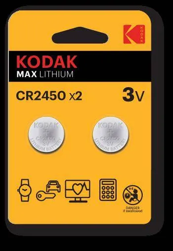 KODAK Baterii CR2450 Single-use Lithium