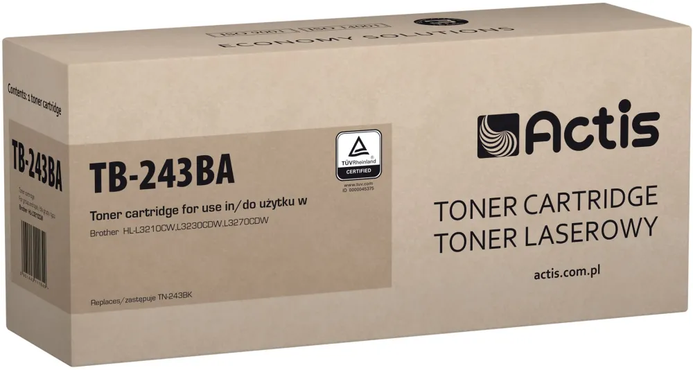 Cartus Imprimanta ACTIS COMPATIBIL TB-243BA replacement Brother TN-243BK Standard 1000 pages - Kompatibel - Tonereinheit