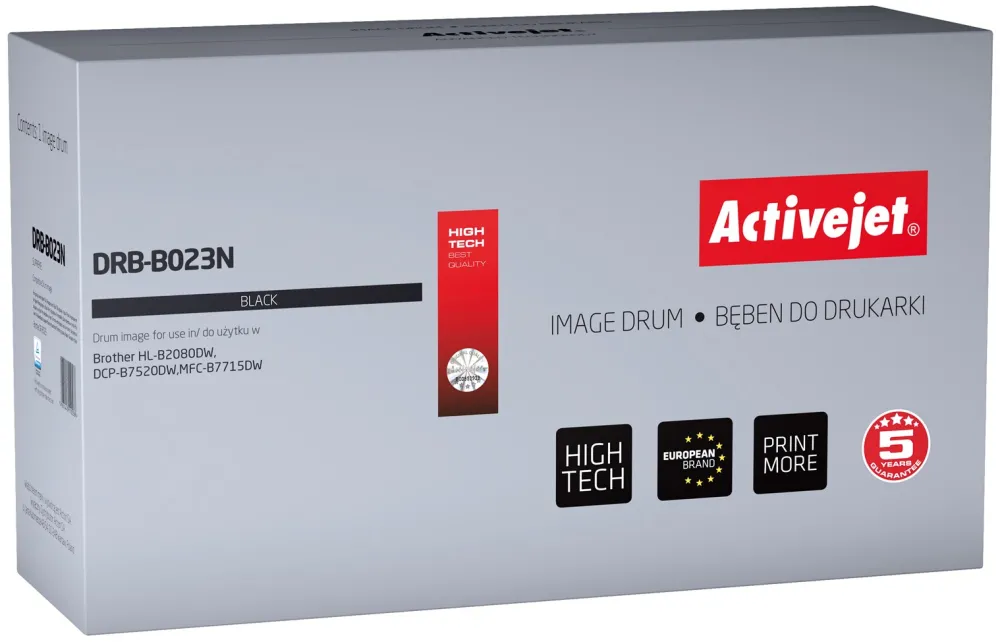 Drum ACTIVEJET COMPATIBIL DRB-B023N for Brother printer; Brother DR-B023 replacement; Supreme; 12000 pages; black