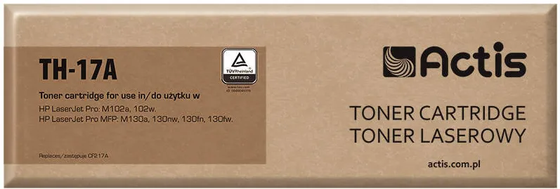Toner imprimanta ACTIS Compatibil TH-17A for HP printer; HP 17A  replacement; Standard; 1600 pages; black