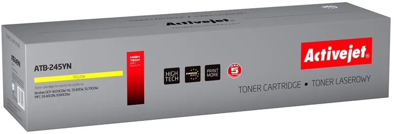 Toner imprimanta ACTIVEJET Compatibil ATB-245YN for Brother printer; Brother TN-245Y replacement; Supreme; 2200 pages; yellow