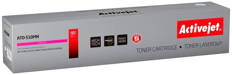Toner imprimanta ACTIVEJET Compatibil ATO-510MN for OKI printer; OKI 44469722 replacement; Supreme; 5000 pages; magenta