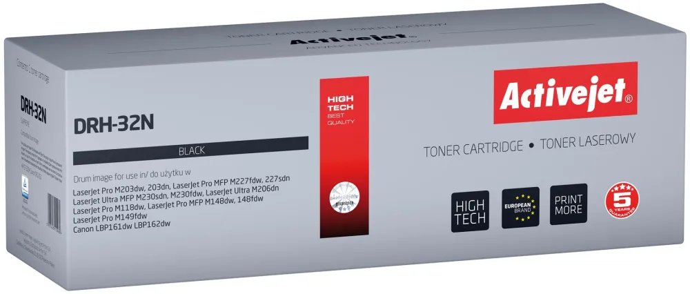 Drum ACTIVEJET DRH-32N for HP printer; HP 32A CF232A replacement; Supreme; 23000 pages; black