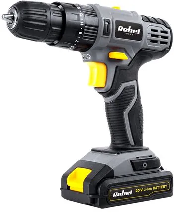 Rebel Masina de gaurit si insurubat cu acumulator RB-1002, 21 V,  2,2 A, 50/60 Hz