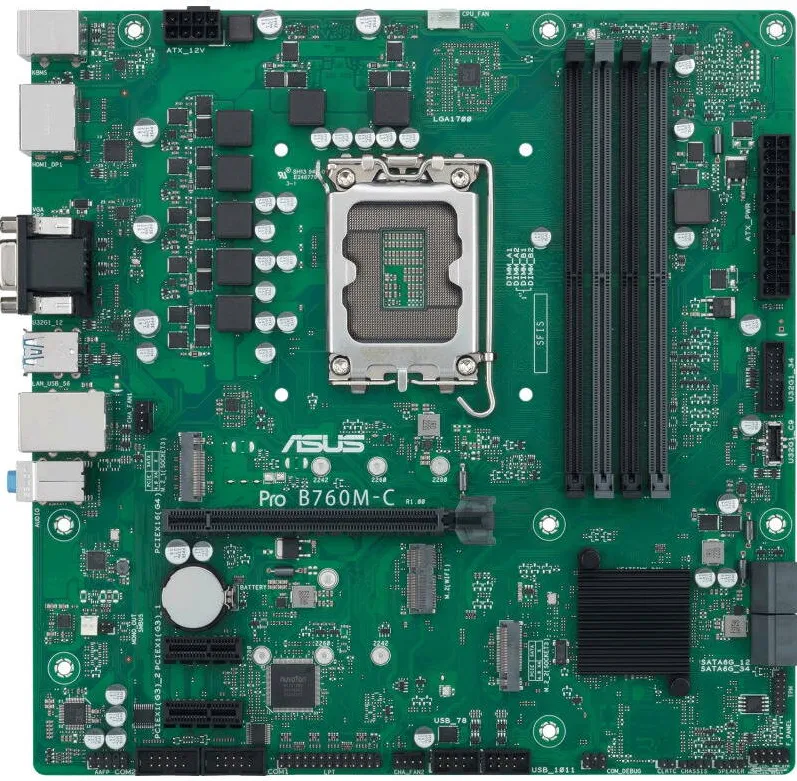 Placa de Baza Asus PRO B760M-C-CSM