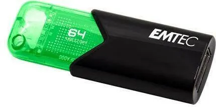 Memorie USB Emtec 64 GB B110 USB 3.2 Click Easy Green