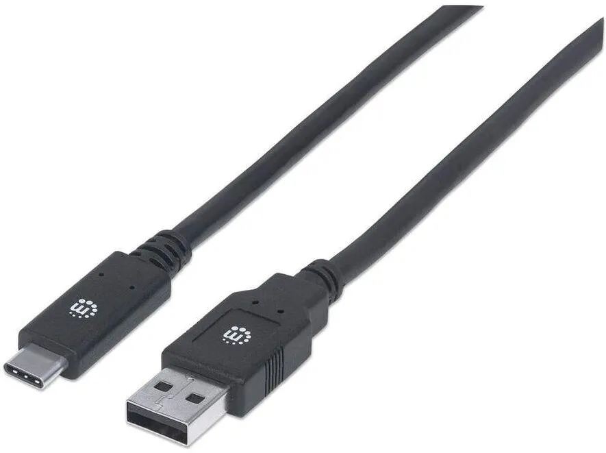Cablu MANHATTAN USB 3.1 Gen1- 2m Negru