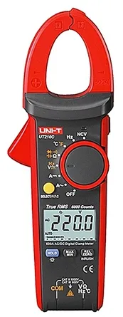 Uni-t CLAMPMETRU DIGITAL 600A TRUE RMS UT216C