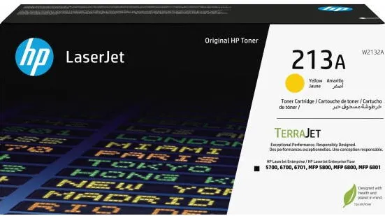 Toner imprimanta HP 213A Yellow LaserJet