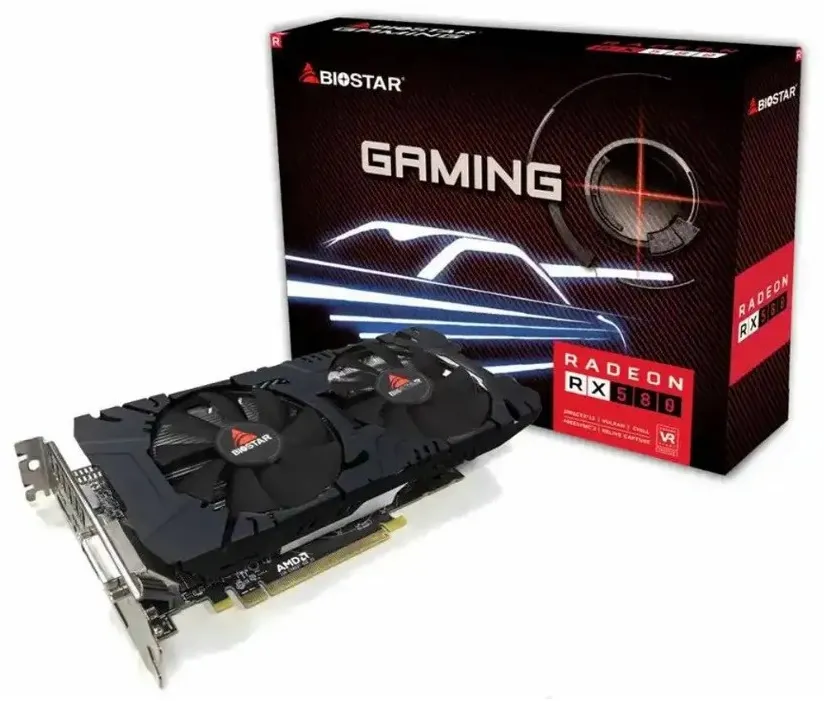 Placa Video Biostar Radeon RX 580 8GB GDDR5