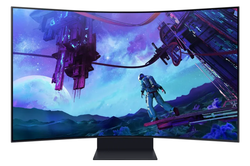 Monitor Samsung Odyssey Ark 2nd Gen LS55CG970NUXDU Curbat 55 inch UHD VA 1 ms 165 Hz HDR FreeSync Premium Pro
