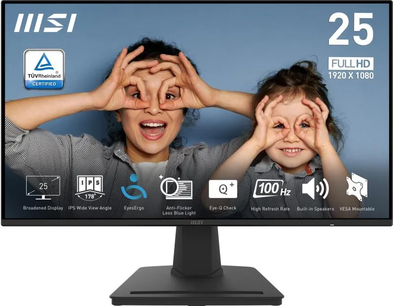 Monitor MSI Pro MP252 24.5 inch FHD IPS 1 ms 100 Hz