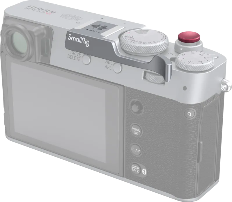Maner pentru degetul mare SmallRig 4566 pentru Fujifilm X100VI / X100V argintiu