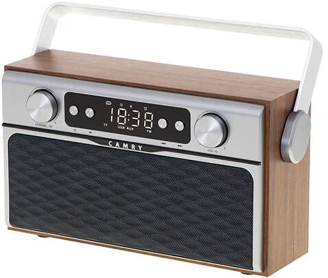 CAMRY CR 1183 Bluetooth Radio, FM, Wooden