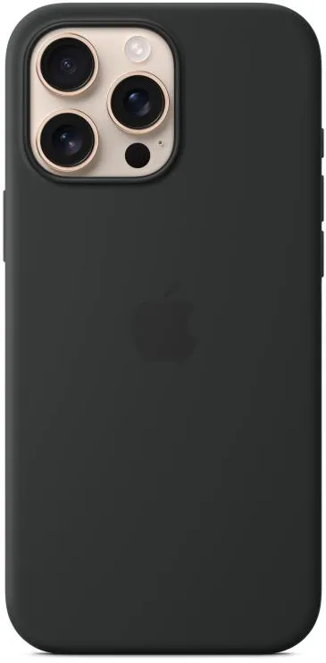 Apple Silicone case with MagSafe for iPhone 16 Pro Max - Black