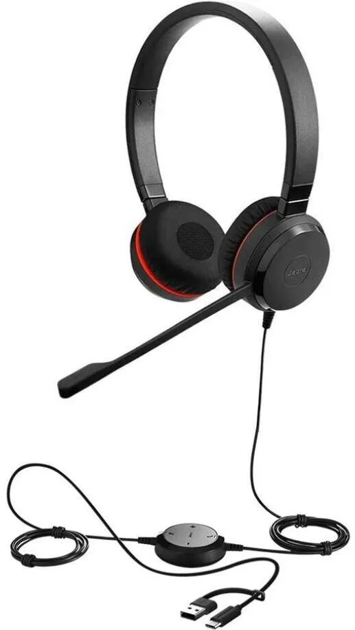 Casti Office/Call Center Jabra Evolve 30 II USB-A&C UC Stereo