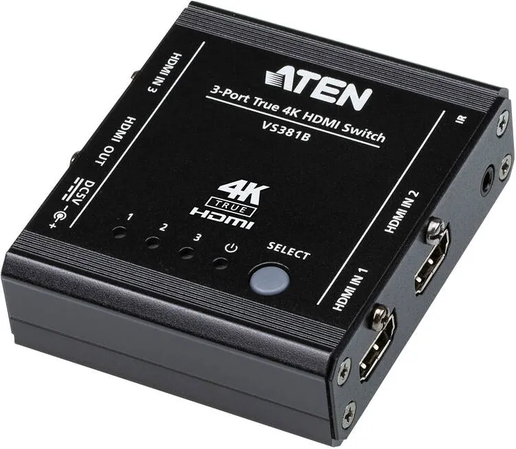 Switch KVM ATEN VS381B 3-Port True 4K HDMI Switch