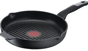 TEFAL Tigaie grill Ingenio Unlimited, 26cm, inductie, invelis antiaderent din titan, indicator Thermo-Signal, negru