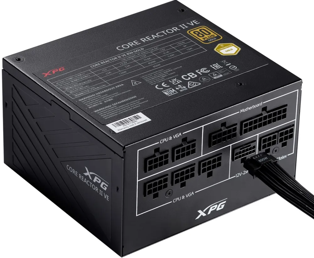 Sursa PC ADATA ADATA XPG CORE REACTOR II VE 750W 80 PLUS GOLD