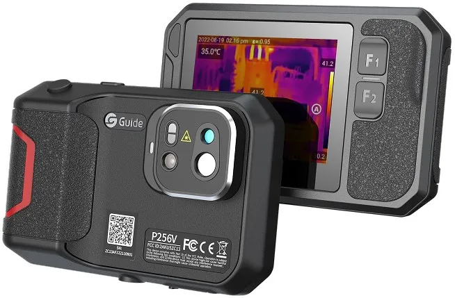 Guide Sensmart PF210 thermal imaging camera Vanadium Oxide Uncooled Focal Plane Arrays Black 256 x 192 pixels Built-in display LCD