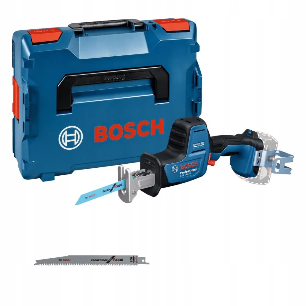 BOSCH Pila sablasta Bosch GSA 18V-24, cu valiza de transport, pentru taiere lemn, metal, plastic, 18V