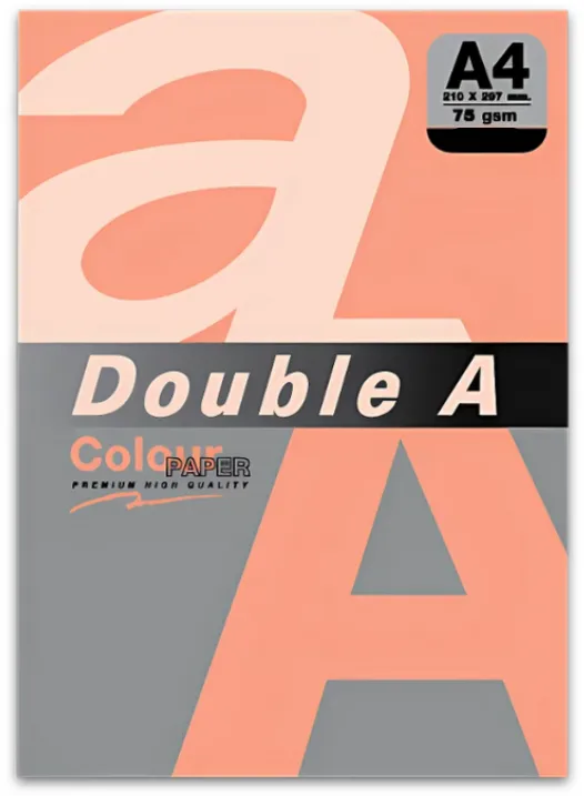 Double A Hartie color pentru copiator A4, 75gsm, 100coli/top, Double A - mov neon
